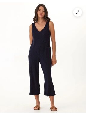 Threads 4 Thought NWTs Rainey Jacquard Terry Patch Pocket Jumpsuit